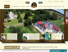 Tablet Screenshot of hotelwieniawa.com